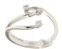Ring Davite & Delucchi Woman in Gold Diamante 0.08 Ct AA025709 - AA025709